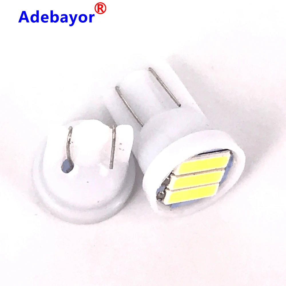 2000 шт. авто светодиодный светильник лампа w5w 194 T10 3 светодиодный SMD 7020 t10 3smd Клин автомобильные лампы белого цвета