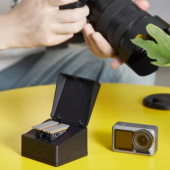 

Sports Camera Case Battery Charger USB Type C Hub Fast Charging Portable Outdoor Power Bank Mobile Phone For DJI Osmo Action