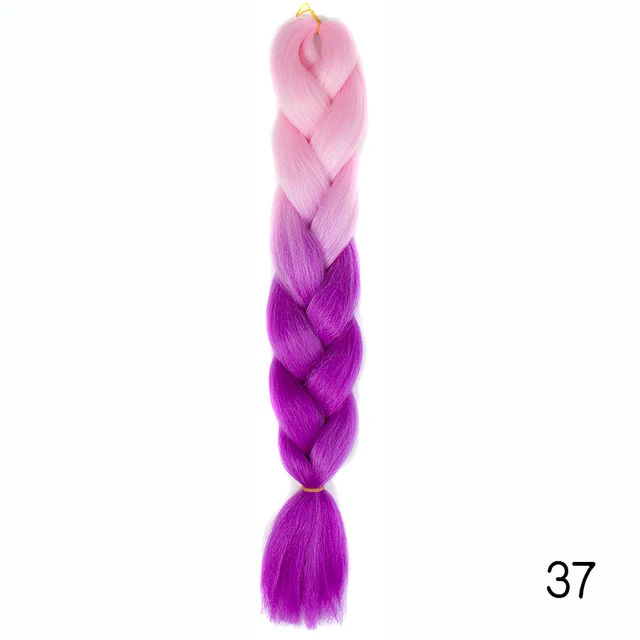 YXHAIR 100g 48 Inch Synthetic Jumbo Box Braids Expression Crochet Hair Extension for Women Pre Stretched Yaki Ombre B42