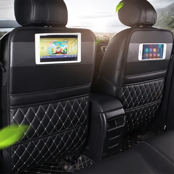 

Car Back Seat Organizer Kick Mat Touch Screen Tablet Holder Android Tablets Auto Seat Back Protector for Mercedes-Benz
