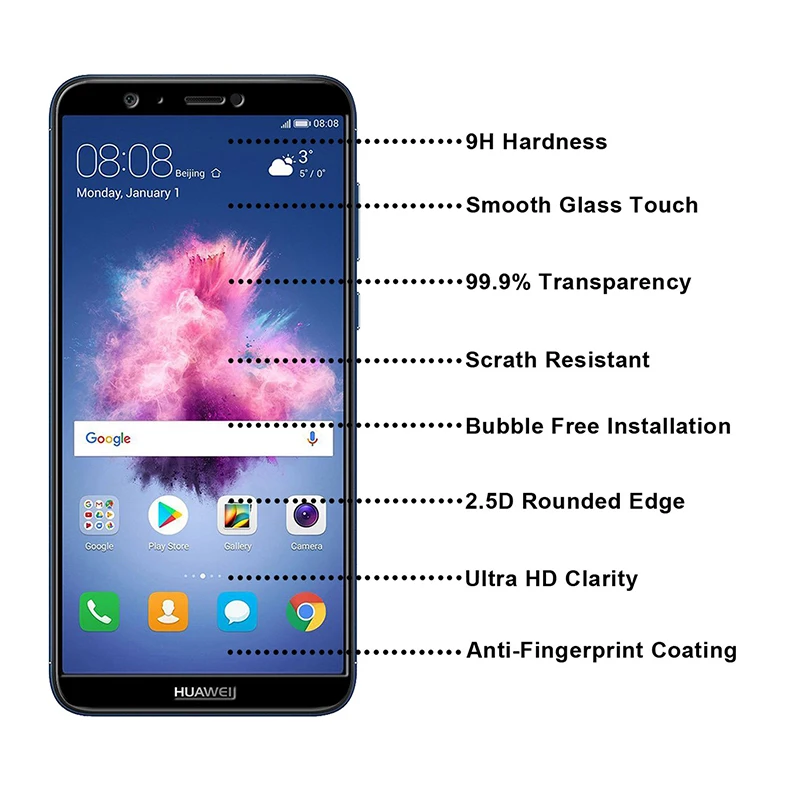 Смарт P Z Защитное стекло для huawei P Smart Plus защита экрана защитный чехол на Hawei Huawie PSmart Закаленное стекло пленка