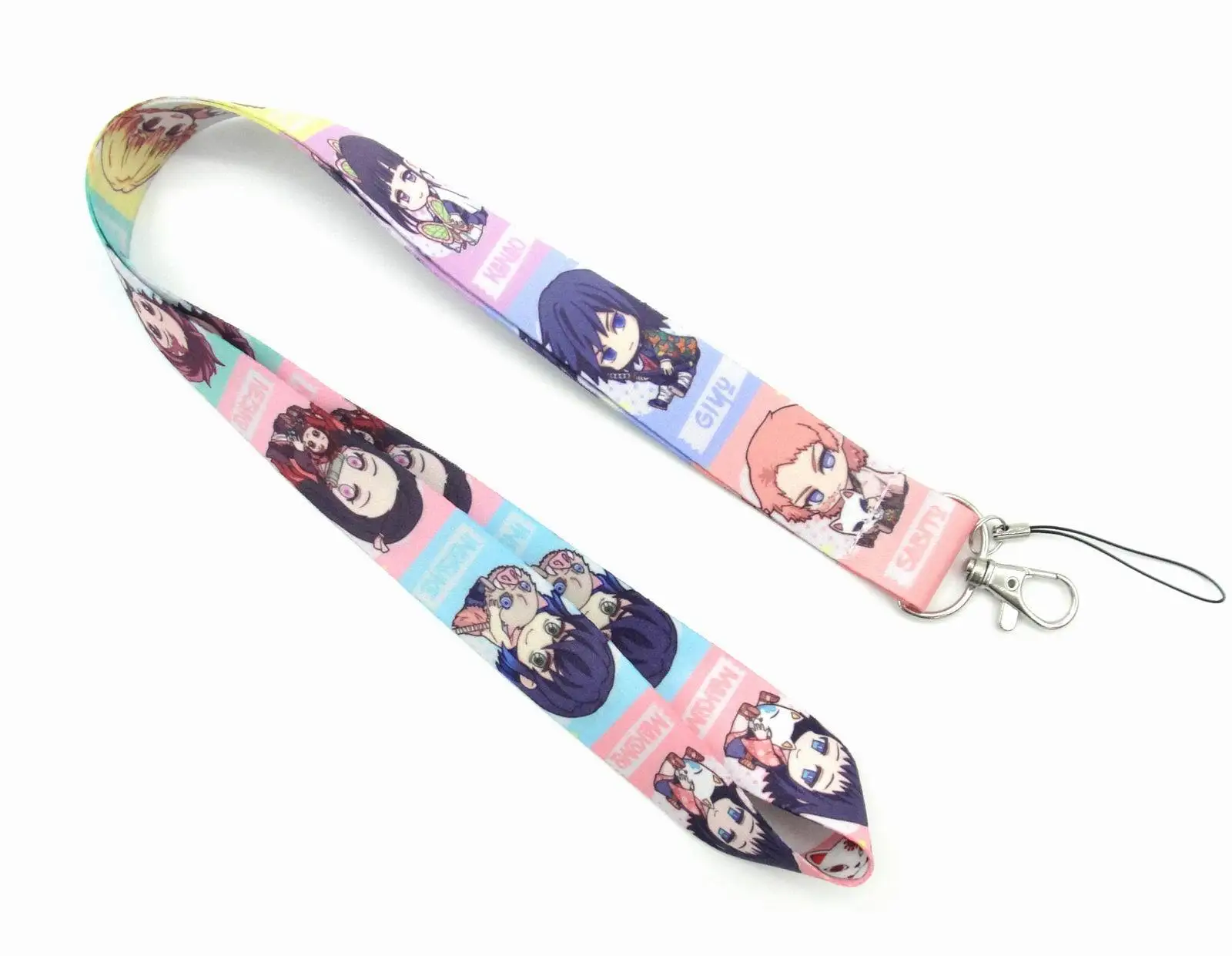 winifred sanderson costume Demon Slayer: Kimetsu no Yaiba Lanyards Cool Neck Strap Phone ID Card Holder Lanyard For Keys Hanging Rope Lanyards Tanjirou naruto cosplay