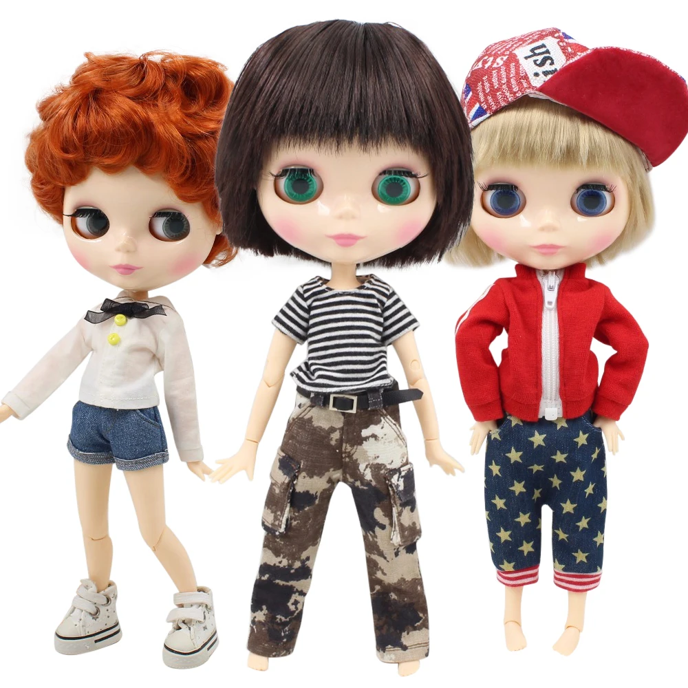 Ледяная кукла DBS Blyth игрушка для мальчика совместное тело мужское короткие волосы