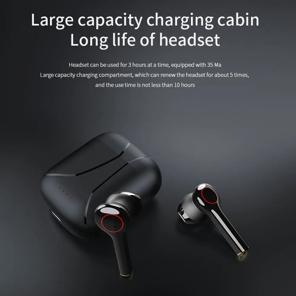 L31 wireless bluetooth headset binaural 5 0 for iphone 6 7 11 phone Portable 300mah charging compartment for iphone X XR XS MAX