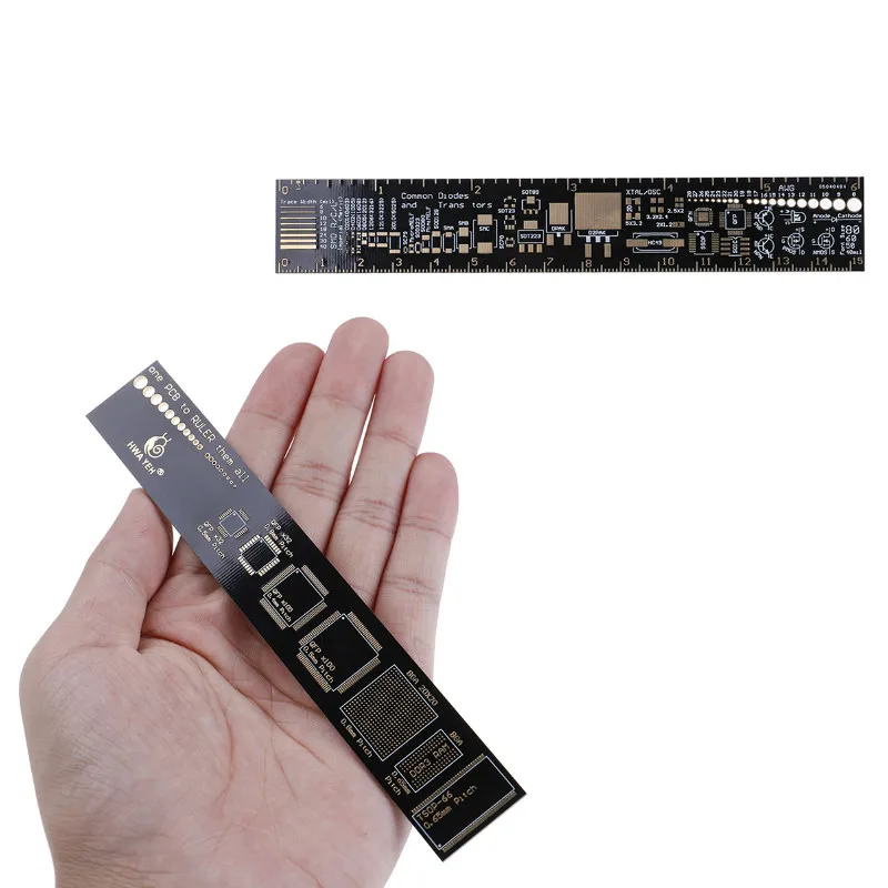 

15cm PCB Ruler For Electronic Engineers For Geeks Makers For Arduino Fans PCB Reference Ruler PCB Packaging Units