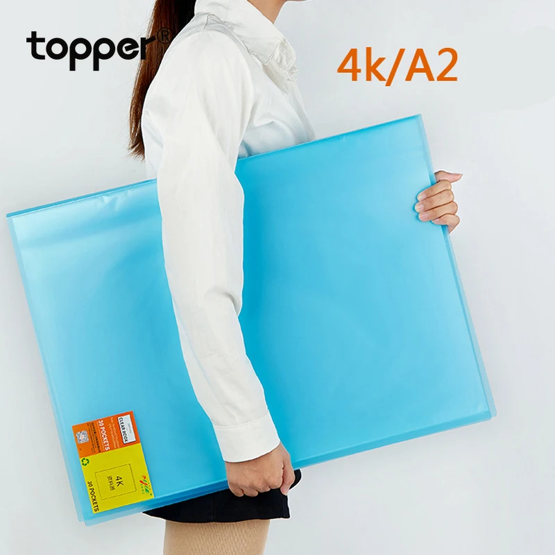 A2 Display book 20 страниц инженерная книга для рисования 4 открытые папка 4K картина с
