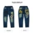 IENENS 5-13Y Boys Slim Straight Jeans Детские Джинсовые длинные Брюки Демисезонная одежда Детские Повседневные Брюки