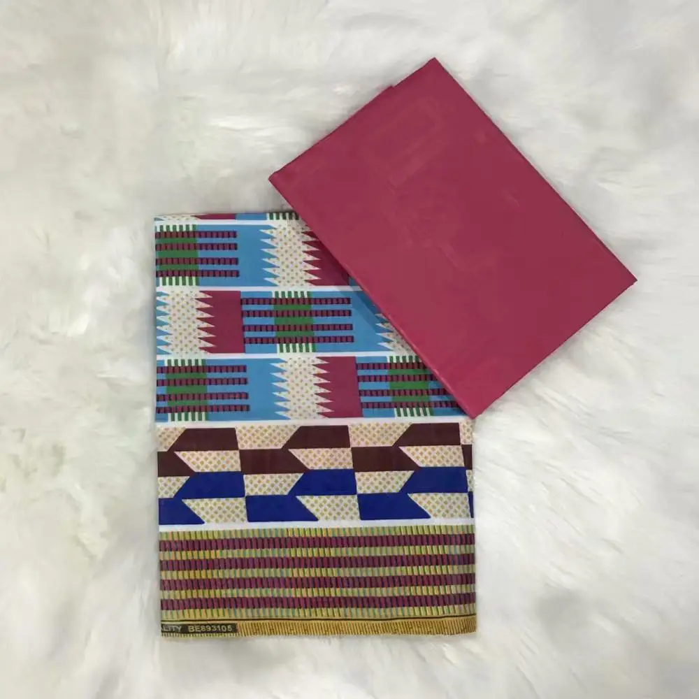 Высокое качество стиль Анкара Кенте воск для ткани модный Африканский узор «Кенте» восковые принты ткань воск полиэстер восковая ткань 4 ярдов