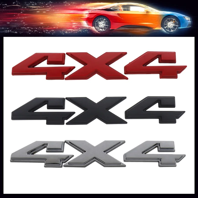 3D 4x4 Автомобильный капот крыло багажник Задняя табличка наклейка эмблема значок