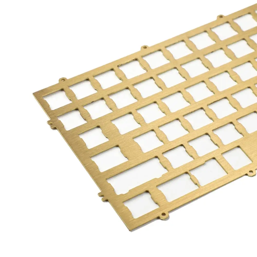 Ymdk-melody 96 Pvd Brass Plate Alumínio Placa Fundo Acrílico Case Teclado - Imagem 6
