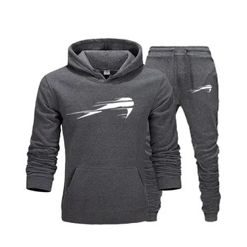 

New Men Hoodies letter printing Tracksuit Sweatshirt Suit Fleece Hoodie+Sweat pants Jogging Homme Pullover 3XL Sporting Suit Mal