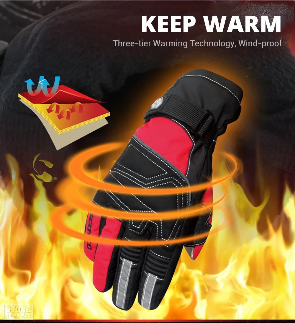 SCOYCO Мотоциклетные Перчатки Водонепроницаемые Moto Guantes мужские мото перчатки сенсорный экран Gant мотоциклетные перчатки для зимы