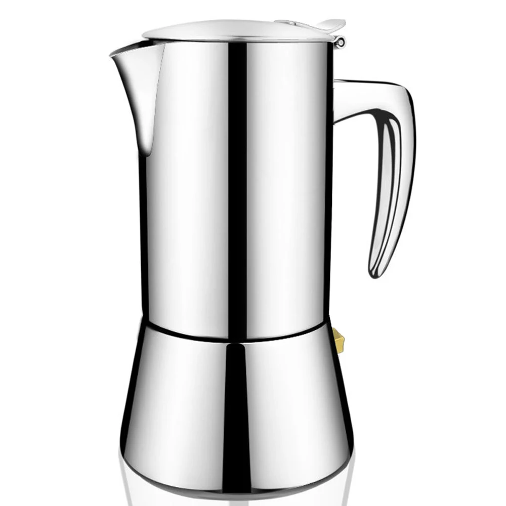 Новинка 2020 пресс для кемпинга Кофеварка Es Press o Stovetop кофейник из нержавеющей стали