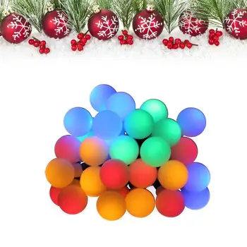 

LED Sphere Ball Shape Light String Solar Powered Christmas Decoration 6.3 M