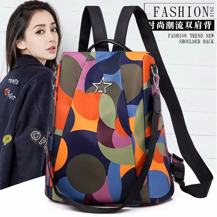 

New Style qi se qiu-Style Anti-Theft Hot Selling Fashion Simple Large-Volume Multi-functional Dual Purpose WOMEN'S Bag Wholesale
