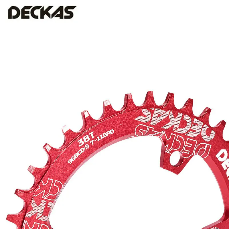 Deckas 96BCD круглая/Овальная узкая широкая цепь кольцо 32T 34T 36T 38T горный велосипед для