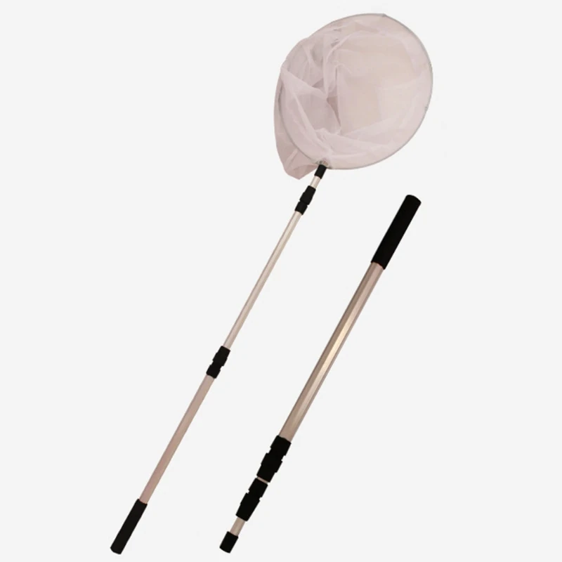 Aluminum Alloy Telescopic Handle Insect Net Children Catch Butterfly Dragonfly Fish Net Kid Outdoor Activity Fishing Net 4