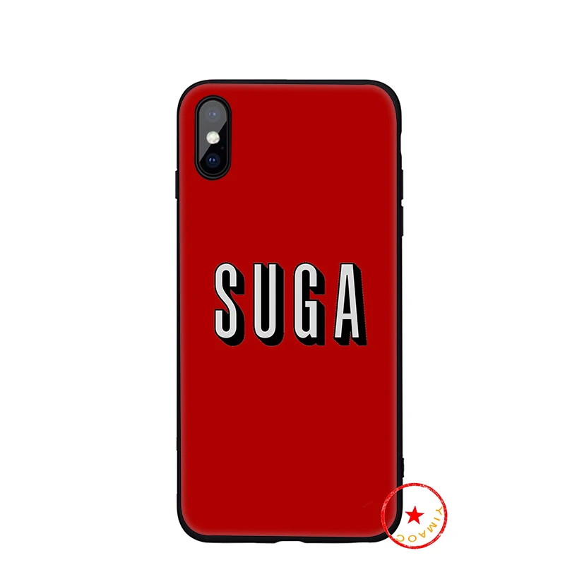 Suga K Pop Min Yoongi K Pop Мягкий силиконовый чехол для телефона iPhone 11 Pro Xs Max X или 10 8 7 6S Plus 5 5S SE Xr 6 Plus 7Plus 8 - Цвет: 10