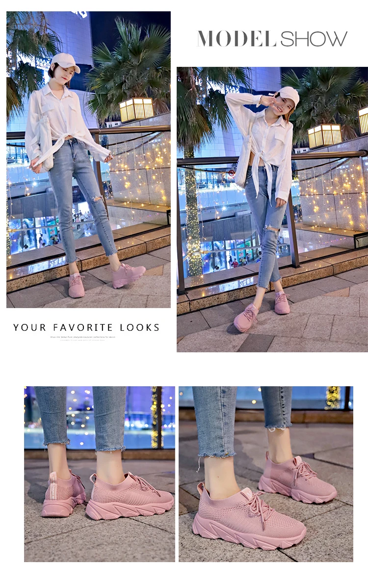Tenis Feminino Female Platform Sneakers Women Tennis Shoes for Outdoor Lace Up Air Mesh Shoes Ladies Zapatillas Mujer