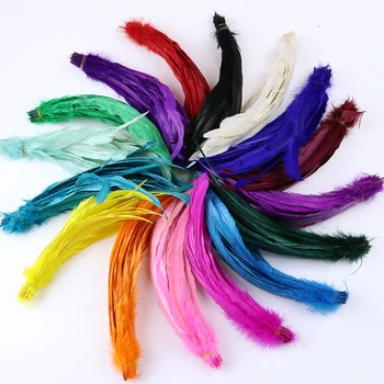 

50pcs Rooster Tail Feather 25-30CM/10-12 Inches coque cock Feathers for Crafts DIY Jewelry making Party Decoration Plume