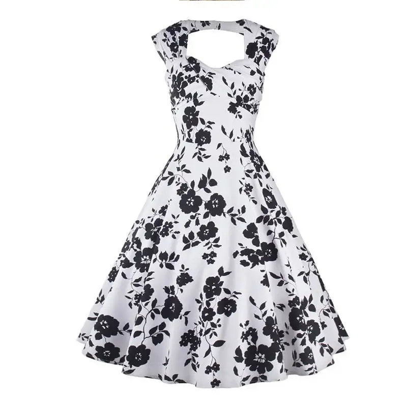 Черный MISSJOY Vestidos, женское платье, маленькое, свежее, летнее, сексуальное, открытая спина, с принтом, элегантные, вечерние, приталенное платье, vestiti donna elbise - Цвет: Черный