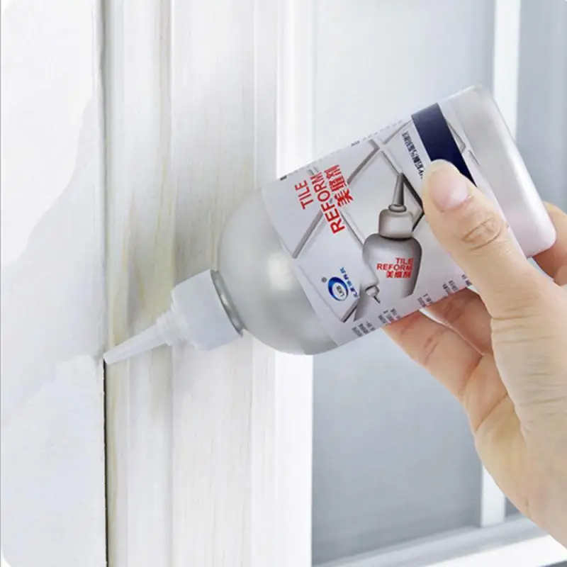 Genuine floor tiles epoxy grouts beautiful Sealant 280ml white Caulking agent for Waterproof wall toilet gap repair tool |