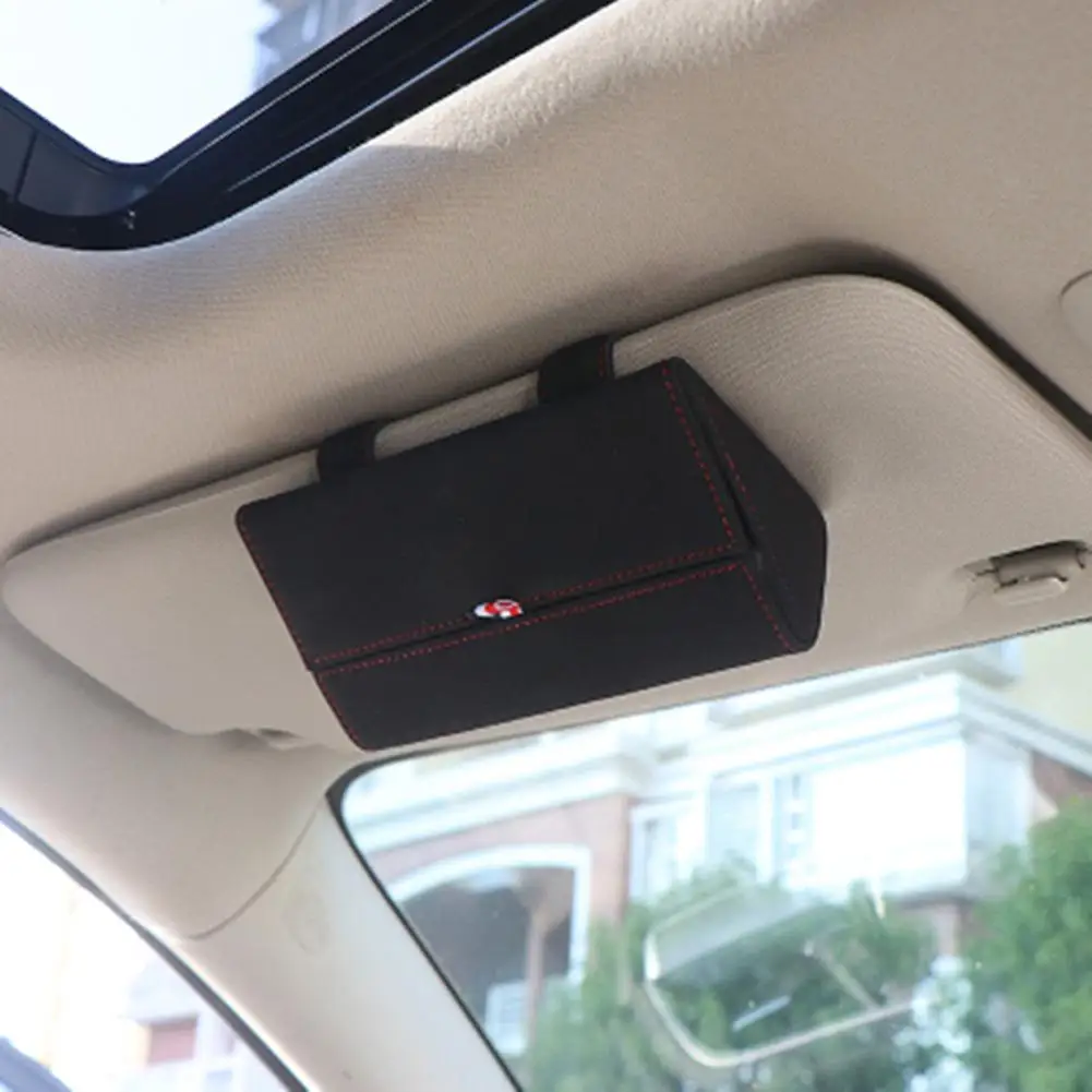 

Car Auto Sun Visor Sunglasses Case Multi-functional Soft Lining Eye Glasses Storage Box Holder Universal Car Accessories