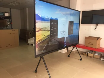 Günstig Bewegliche 110 Zoll Touch Screen Interaktive Lcd Display Monitor Mit PC Gebaut In 4K Android Smart TV Fernseher