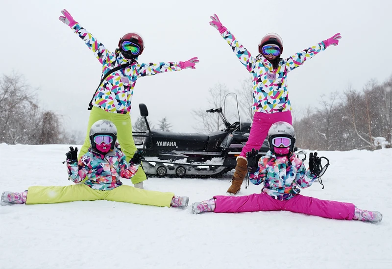 New Winter Ski Sets Jacket Skiing Snowboard Women Snowboarding Jackets Suits Waterproof Windproof Thicken Warm Snow Pants