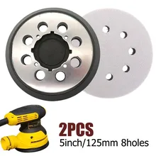 

5in 8Hole Sanding Pad And Soft Sponge Interface Pad For DWE6421 DWE6421K Sanders