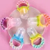 Baby Feeder Spoon nutritious fruits and vegetables bite bell ring consisting chew toy Baby Feeding spoon Nipple Soother Bottle 2