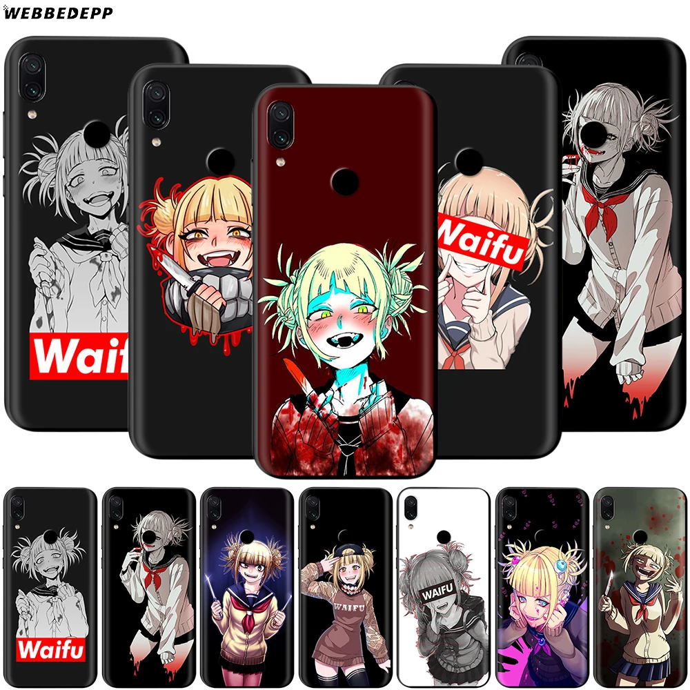 

Webbedepp Sugoi Senpai Anime waifu Case for Xiaomi Redmi 4A 4X 5 5A 6 6A 7 7A S2 Note Go K20 Pro Plus Prime