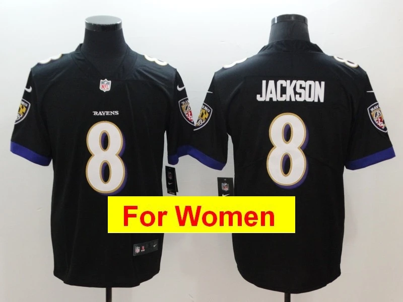 Женщины Baltimore Lamar Jackson Terrell Suggs c. J. Mosley Joe Flacco Джастин Такер игровая цветная Футбольная форма - Цвет: Синий