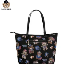 Danny Bear football Bear серия женская сумка на плечо Ткань Материал Tote DMDB9115017-193