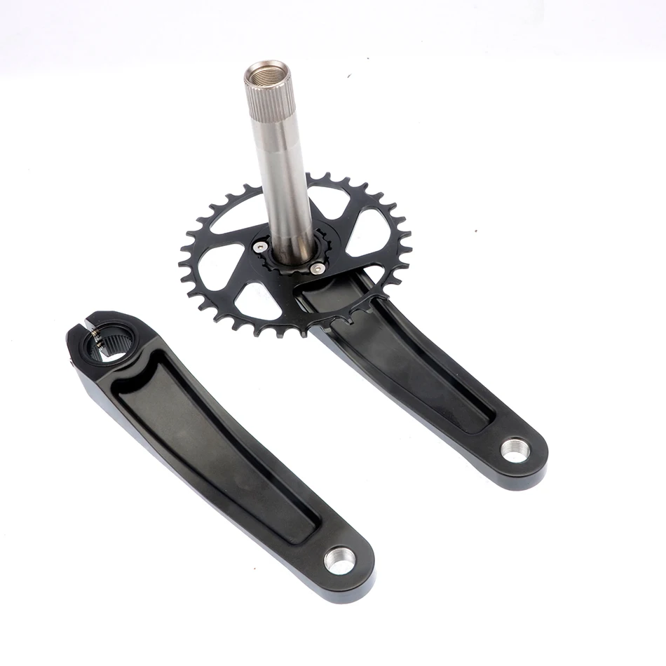 Racework mtb шатун platos de bicicleta de biela горный велосипед цепь колеса 170 мм велосипед кривошипный