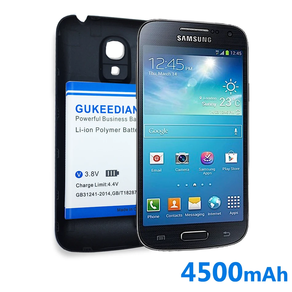GUKEEDIANZI B500AE Mobile Phone Battery 4500mAh Strong Endurance Battery For Samsung Galaxy S4 mini I9190 I9195 I9192