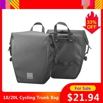

10/20L Cycling Trunk Bag Large Capacity Bicycle travel case Bike Pannier Pack Waterproof Multi-functional Shoulder Handbag Hot