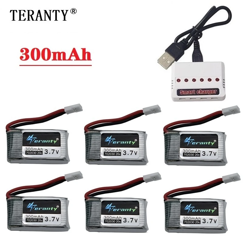 3,7 V 300 мА/ч, Перезаряжаемые батарея+ зарядное устройство для E55 FQ777 FQ17W DFD F180 FY530 U816 U830 запасная часть для радиоуправляемых моделей 3,7 v литий-полимерный аккумулятор