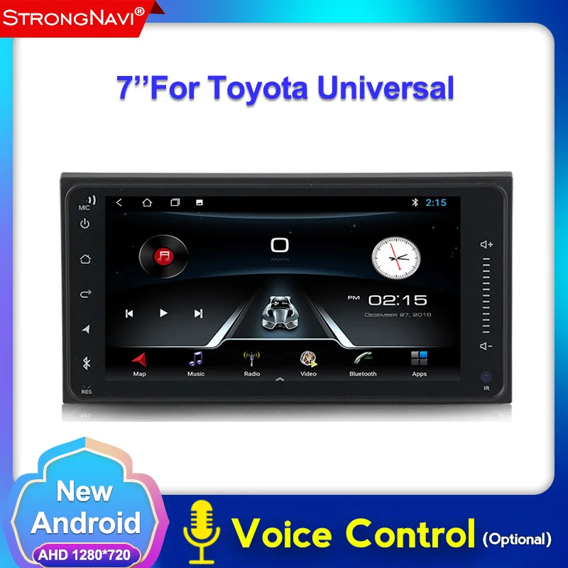 Android 10 0 мультимедийный автомобильный Радио плеер GPS для Toyota универсальный RAV4 Corolla