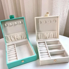 Однослойные PU простые сумки для хранения ювелирных изделий серьги-гвоздики кольцо маленькая сумка для ювелирных изделий Аксессуары для путешествий на открытом воздухе