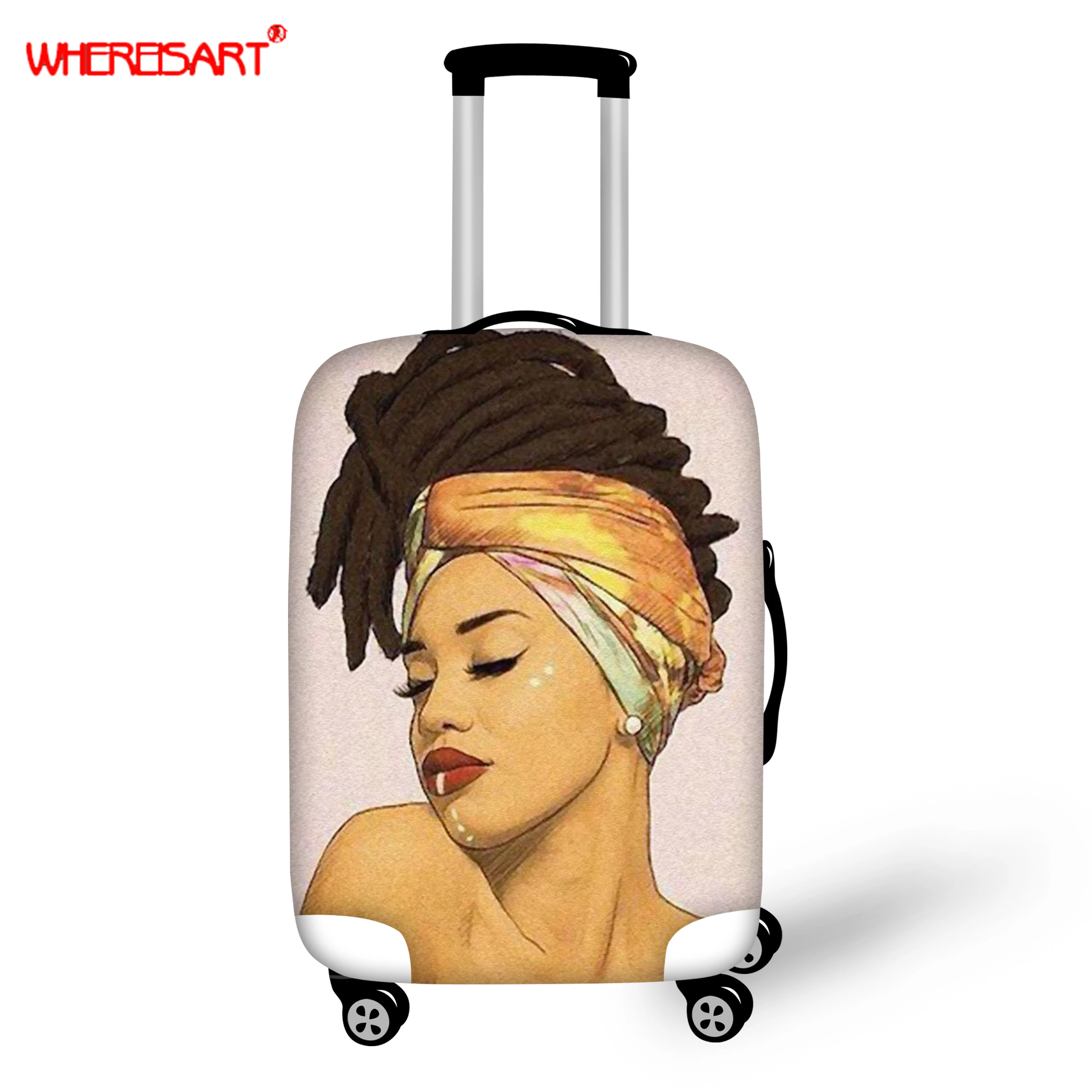 

WHEREISART Suitcase Case 18-30Inch Elastic Luggage Protective Covers Dust-proof Suitcase Protective Covers Travel Accessories