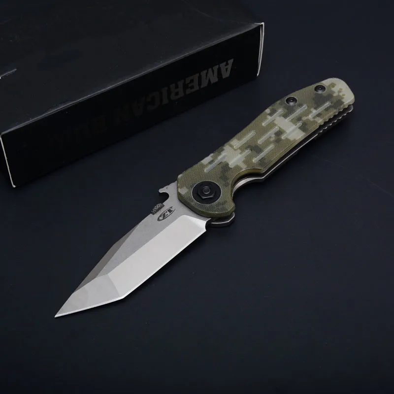 Camouflage Горячие ZT0620 складной нож 9Cr18MoV лезвие G10 ручка открытый карман туристические охотничьи ножи утилита EDC инструмент - Цвет: Camouflage