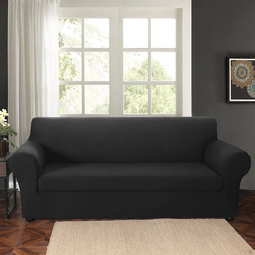 Модные жаккардовые эластичные стрейч-чехлы для диванов секционные диванные Угловые чехлы для мебели кресла домашний декор - Цвет: B