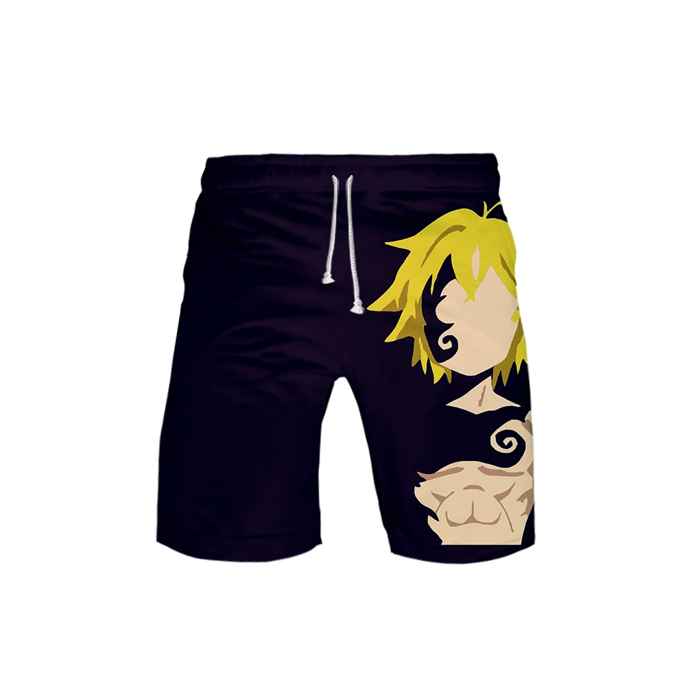 Для Мужчин's 3D В Стиле персонажа Дианы из игры «The Seven Deadly грехов шорты 3D доска Мужские Шорты для купания новые летние быстросохнущая Для мужчин в стиле «хип-хоп» Короткие штаны пляжная одежда в уличном стиле