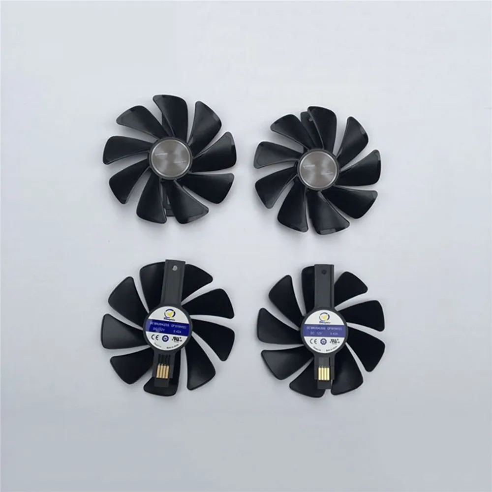Сапфировый охлаждающий вентилятор Замена для RX470 RX480 RX570 RX580 RX590 Вентиляторы