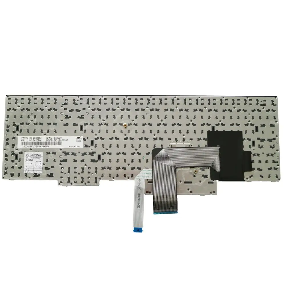 Сменная Клавиатура для ноутбука lenovo ThinkPad Edge E530 E530c E535 E545 без подсветки