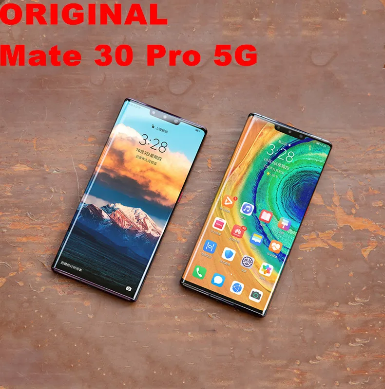 Новая модель huawei mate 30 Pro 5G смартфон Android 10,0 Kirin 990 6,5" OLED 8G ram 512G 40MP+ 40MP+ 32MP 40W Super Charge