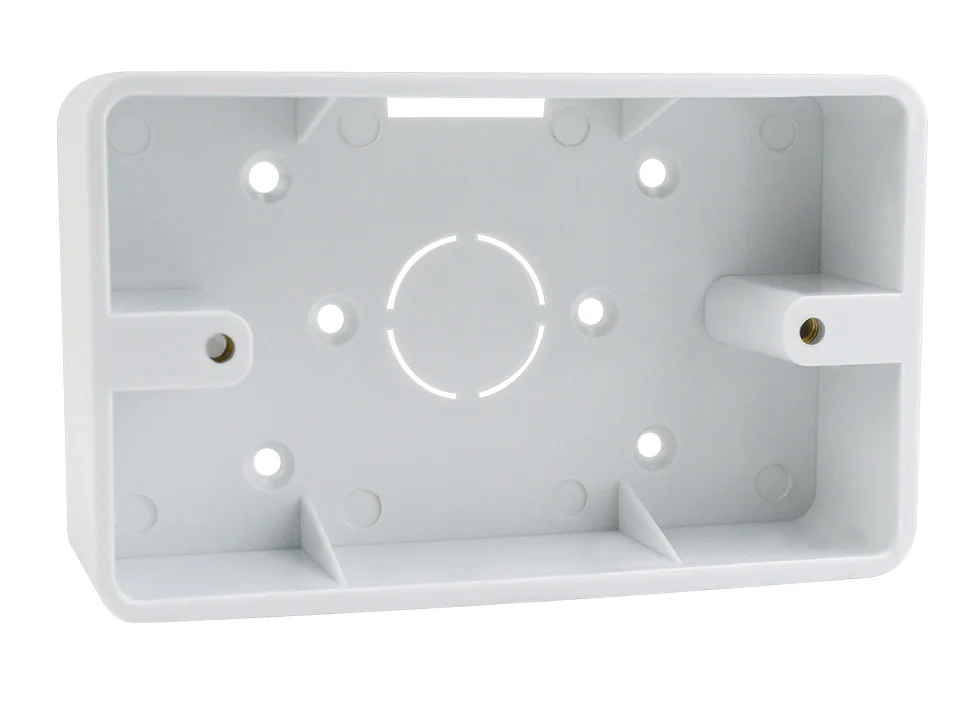 ПВХ 118 Тип внешней монтажной коробки 118 мм* 74 мм* 34 мм для стандартного переключателя коробки гнездо коробка применяется для любого положения поверхности стены