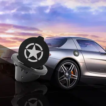 

Gas Tank Cap Cover Fuel Tank Cover 4-Door 2-Door for 2007-2018 Jeep Wrangler Jk & Unlimited Car Accessories