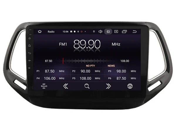 Новейший Android 10,0 автомобильный радиоприемник для JEEP COMPASS Автомобильный мультимедийный навигационный стерео с DSP звуковым головным устройством Автомобильный gps
